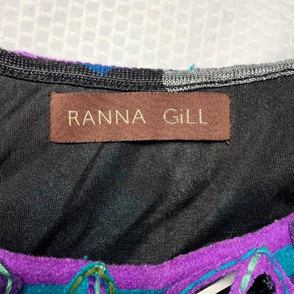 ANTHROPOLOGIE RANNA GILL Abstract Adornment dress - Picture 7 of 8